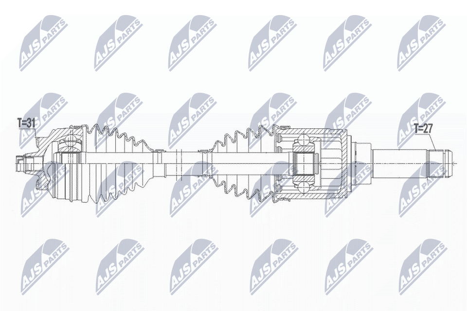 Wał napędowy NTY NPW-BM-165