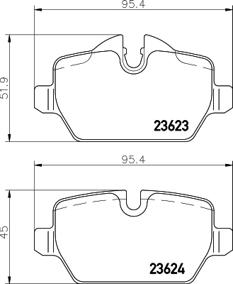 Klocki hamulcowe HELLA 8DB 355 011-271