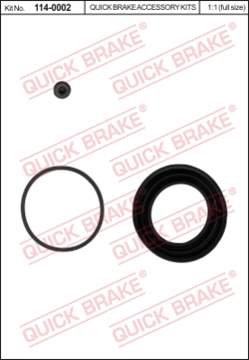 Zestaw naprawczy zacisku hamulcowego QUICK BRAKE 114-0002