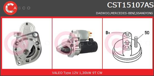 Rozrusznik CASCO CST15107AS