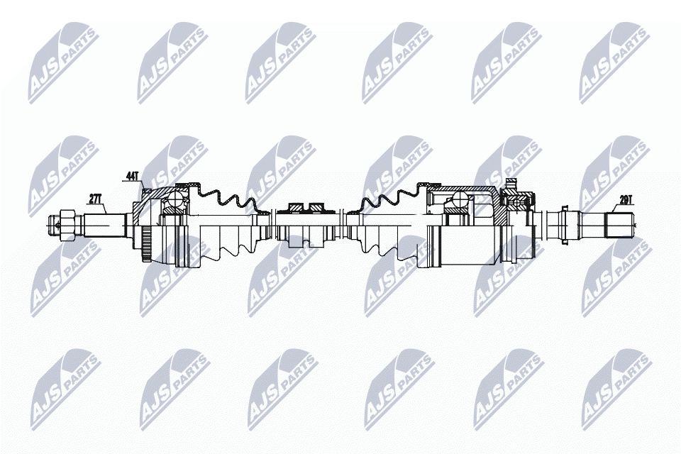 Wał napędowy NTY NPW-NS-157