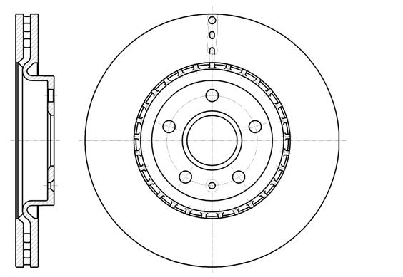 Tarcza hamulcowa REMSA 61283.10