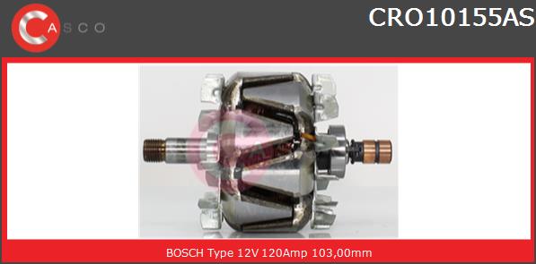 Wirnik alternatora CASCO CRO10155AS