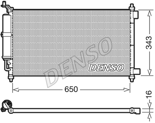 Skraplacz klimatyzacji DENSO DCN46020
