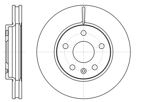 Tarcza hamulcowa REMSA 61285.10