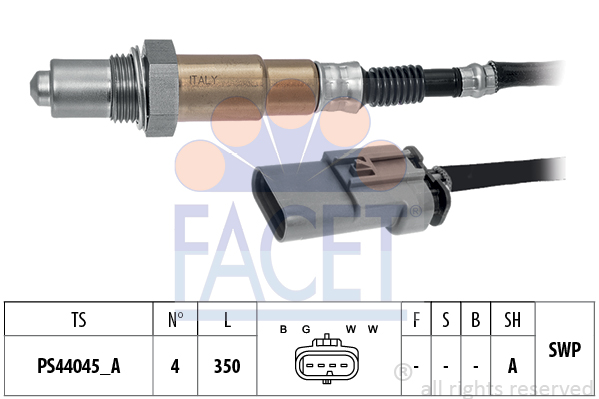 Sonda lambda FACET 10.8584