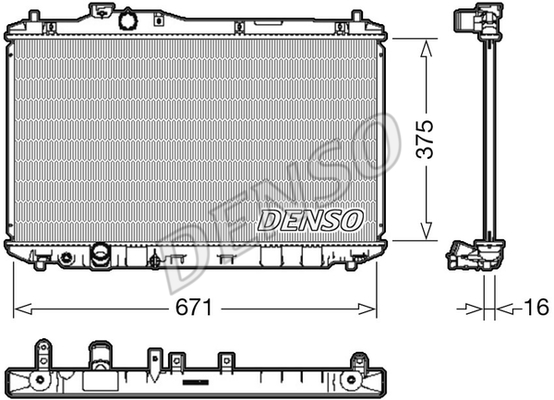 Chłodnica DENSO DRM40037