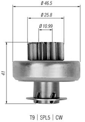 Bendiks rozrusznika MAGNETI MARELLI 940113020324