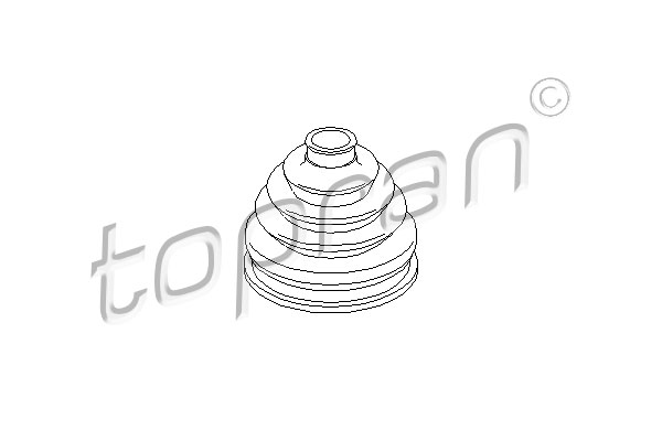 Osłona przegubu TOPRAN 500 609