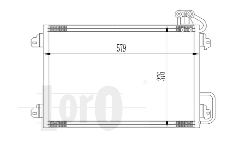 Skraplacz klimatyzacji ABAKUS 042-016-0014