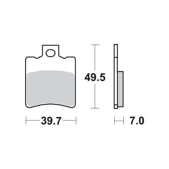 Klocki hamulcowe TRW MCB696