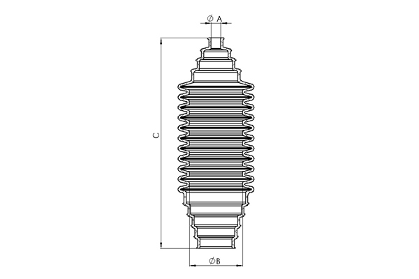 Osłona  miecha powietrznego TEDGUM TED85071