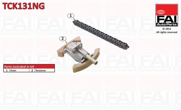 Zestaw łańcucha rozrządu FAI AUTOPARTS TCK131NG