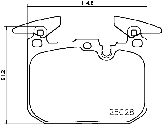 Klocki hamulcowe HELLA 8DB 355 021-271