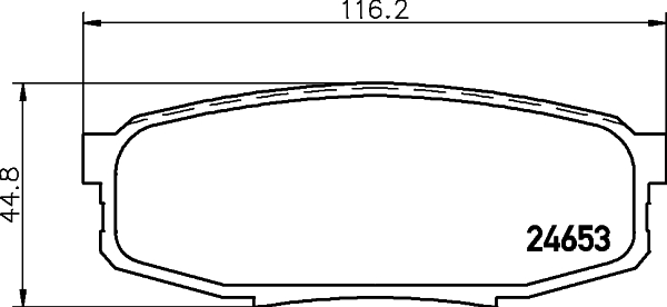 Klocki hamulcowe HELLA 8DB 355 013-771