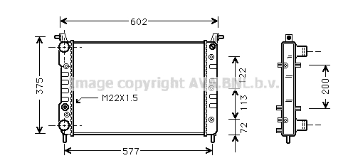 Chłodnica AVA QUALITY COOLING FT2224