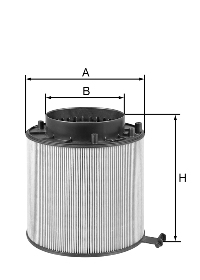 Filtr powietrza MANN-FILTER C 17 014