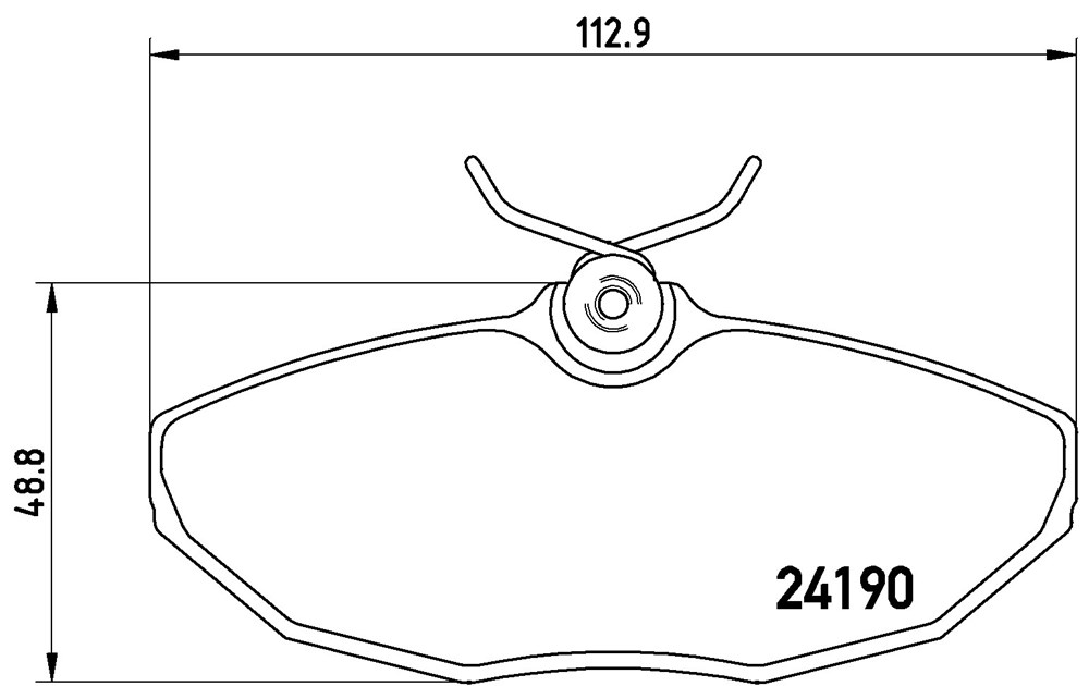 Klocki hamulcowe BREMBO P 36 015