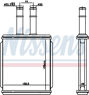 Nagrzewnica NISSENS 73999