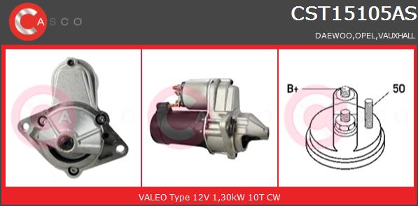 Rozrusznik CASCO CST15105AS