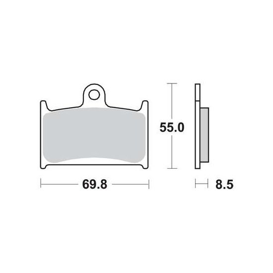 Klocki hamulcowe TRW MCB595SV