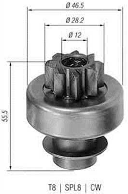 Bendiks rozrusznika MAGNETI MARELLI 940113020130
