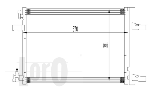 Skraplacz klimatyzacji ABAKUS 037-016-0032