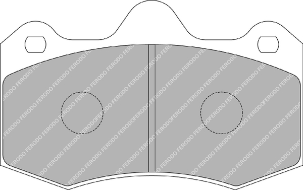 Klocki hamulcowe FERODO RACING FRP3083H