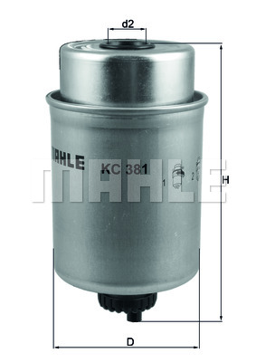 Filtr paliwa MAHLE KC 381