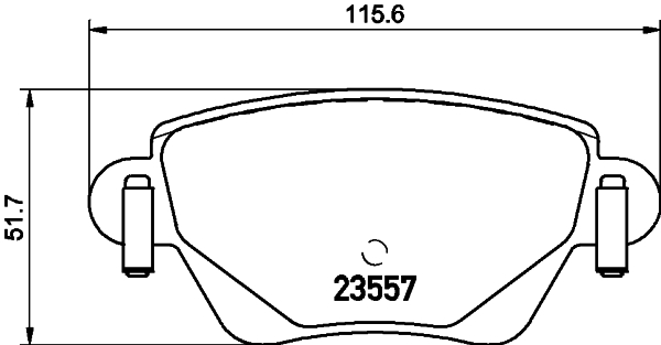 Klocki hamulcowe HELLA 8DB 355 012-211