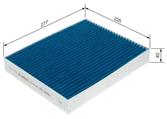 Filtr kabinowy BOSCH 0 986 628 586