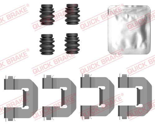 Zestaw akcesoriów montażowych  klocków hamulcowych QUICK BRAKE 109-0126