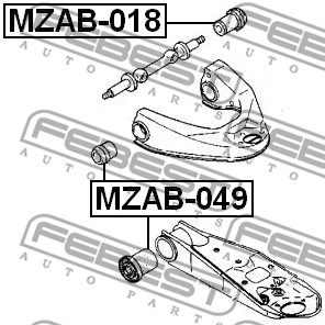 Tuleja wahacza FEBEST MZAB-018