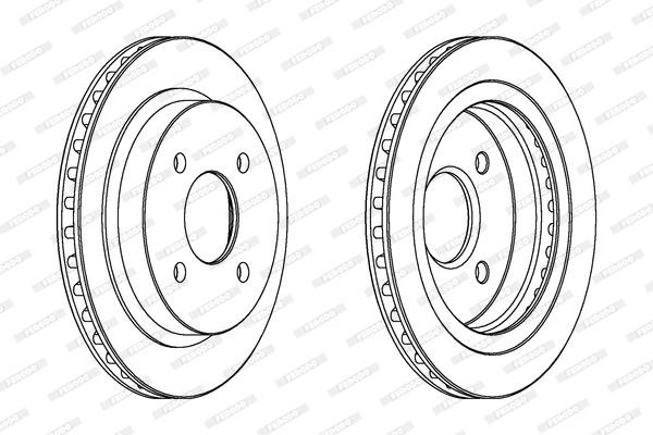 Tarcza hamulcowa FERODO DDF479C