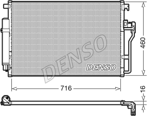 Skraplacz klimatyzacji DENSO DCN17008