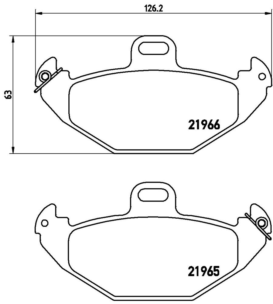 Klocki hamulcowe BREMBO P 68 021