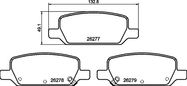 Klocki hamulcowe BREMBO P 09 027