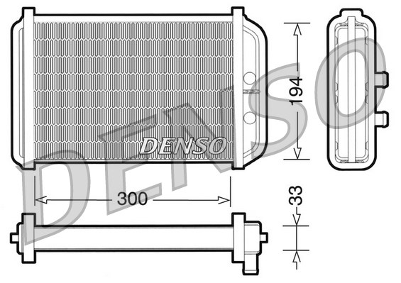 Nagrzewnica DENSO DRR09033