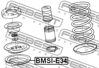 Sprężyna talerzowa FEBEST BMSI-E34