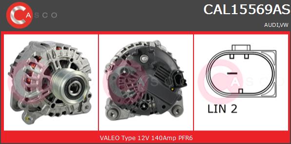 Alternator CASCO CAL15569AS