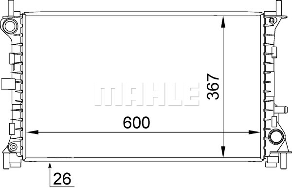 Chłodnica MAHLE CR 1344 000S