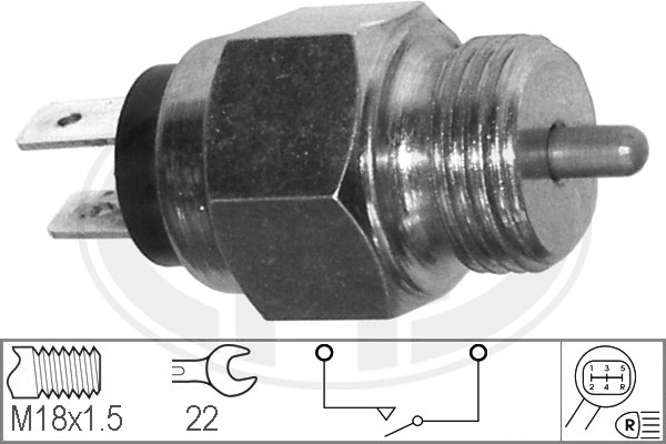 Włącznik świateł cofania ERA 330234