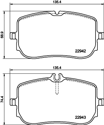 Klocki hamulcowe HELLA 8DB 355 040-161