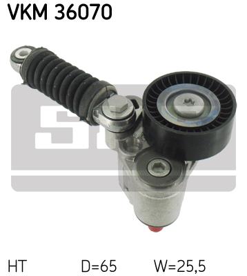 Rolka napinacza paska osprzętu SKF VKM 36070