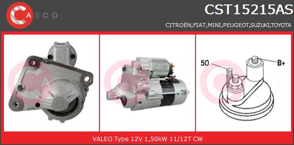 Rozrusznik CASCO CST15215AS