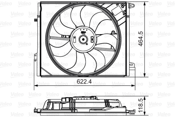 Wentylator VALEO 696882