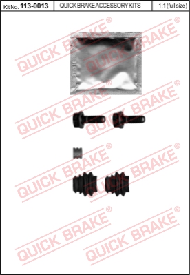 Zestaw naprawczy zacisk hamulcowy QUICK BRAKE 113-0013