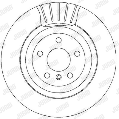 Tarcza hamulcowa JURID 562326JC