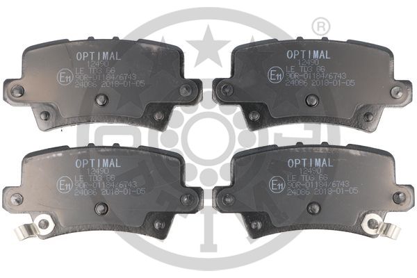 Klocki hamulcowe OPTIMAL BP-12490