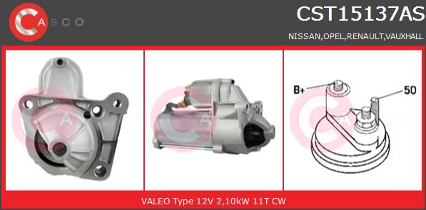 Rozrusznik CASCO CST15137AS